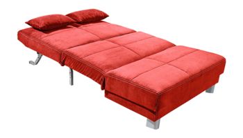 Faltsofa Gina F120, rot Rot