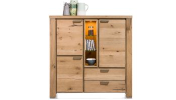 Habufa Highboard Canova 39591RWB Braun