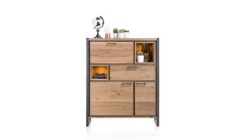 Henders & Hazel Highboard Metalo 36337-RWB Eiche